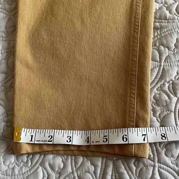 Escada Sport Women’s Yellow Stretchy Jean Pants size 12-14 - Picture 11 of 16